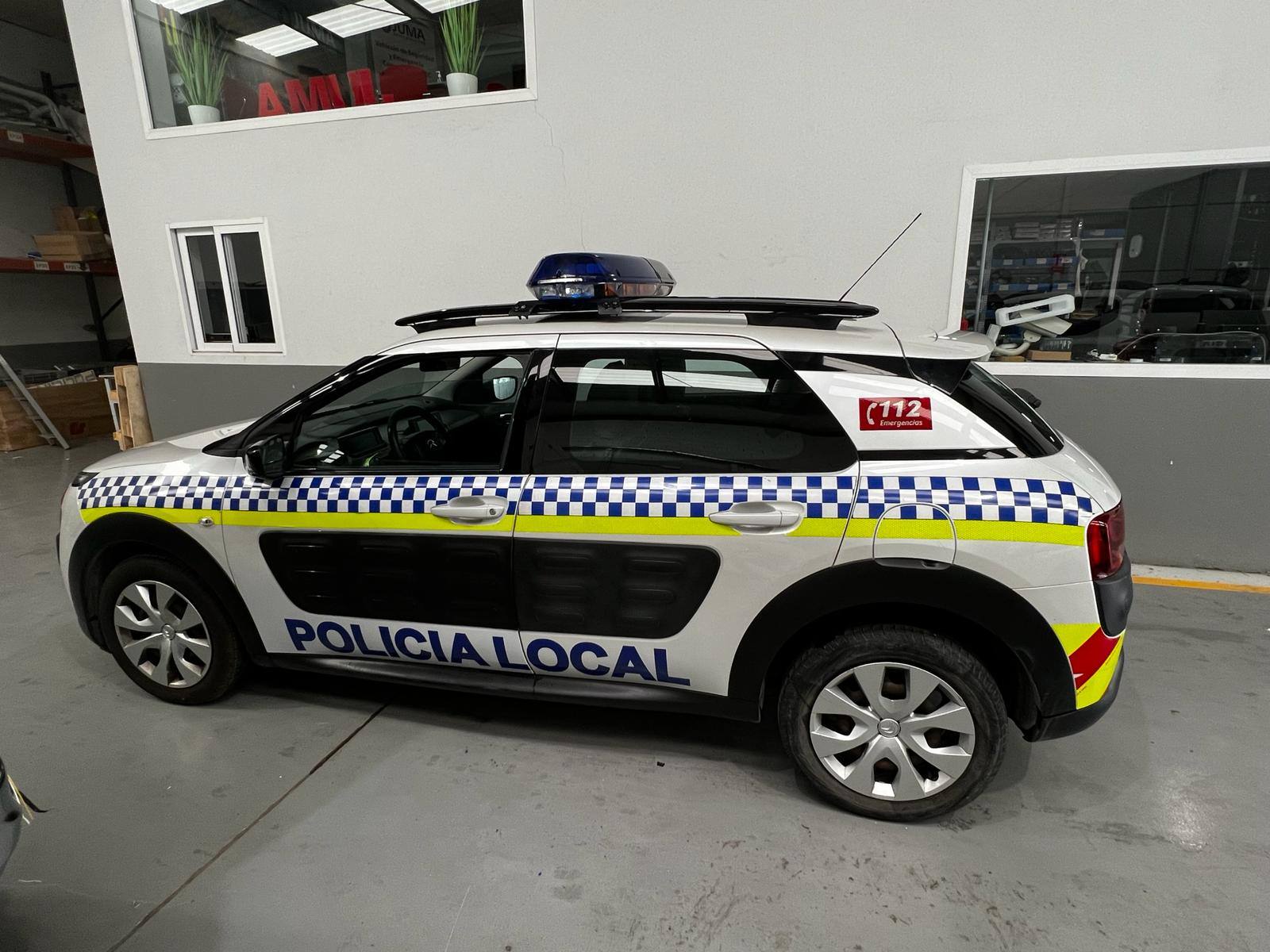 Alquiler de vehículo de Policía Local