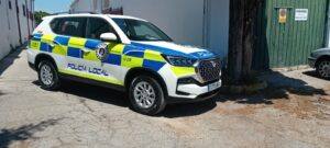 renting de vehículo de policía local