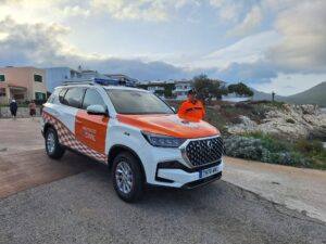 vehículo de protección civil